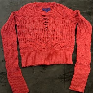 Aeropostale burnt orange sweater